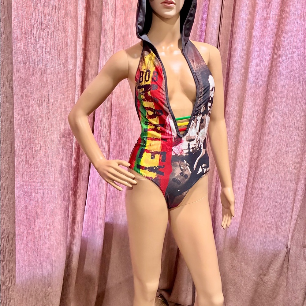 Vibrant Graphic One Piece Swimsuit